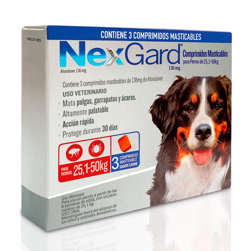 Nexgard - Antiparasitario Perros de 25 A 50 Kg