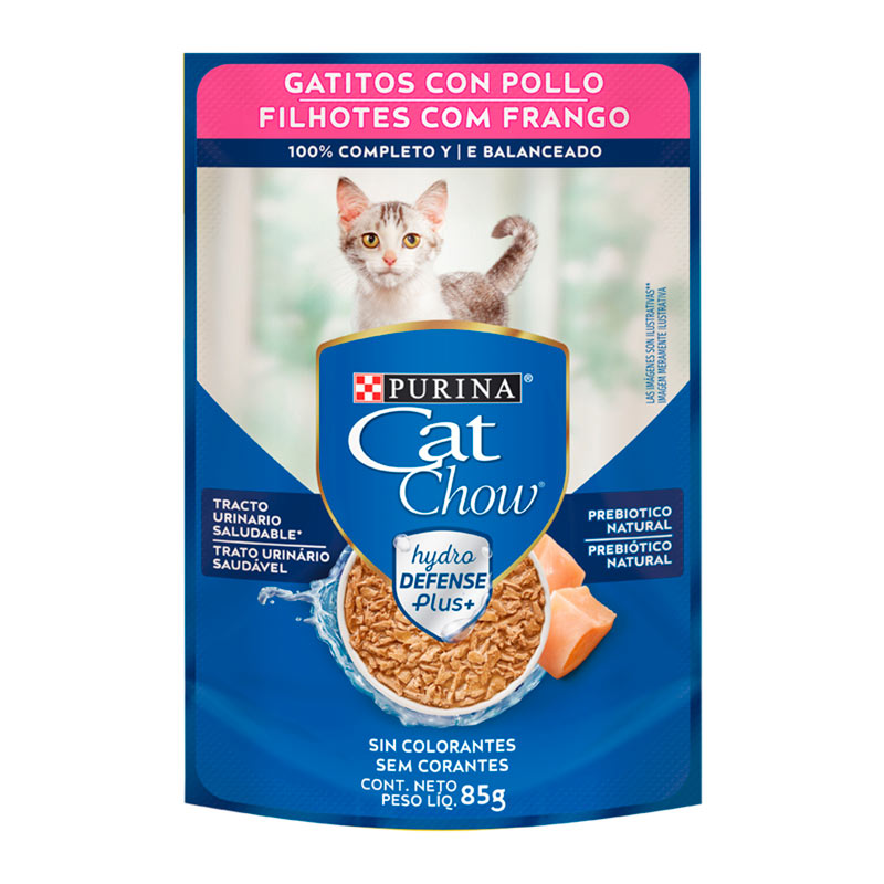 Cat Chow - Alimento Húmedo Gatitos Pollo