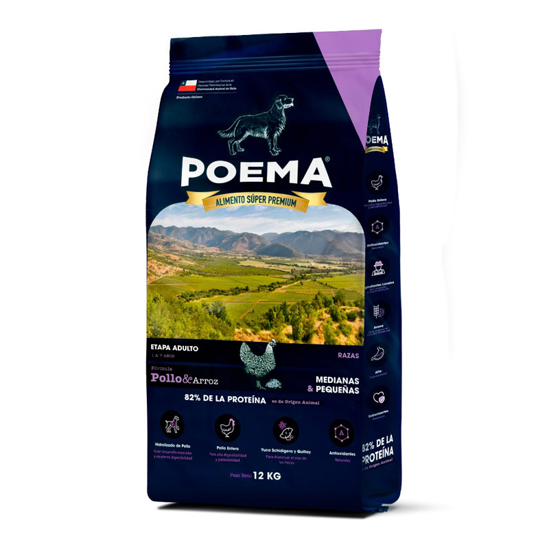 Poema - Alimento Adulto Razas Medianas y Pequeñas Pollo