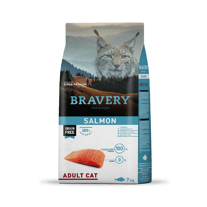 Bravery - Alimento Gato Adulto Salmón