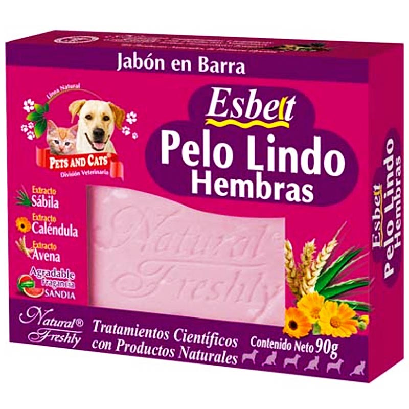 Natural Freshly - Jabón Esbelt Pelo Lindo Hembras