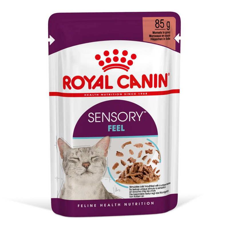 Royal Canin - Alimento húmedo para gato adulto Sensory Feel