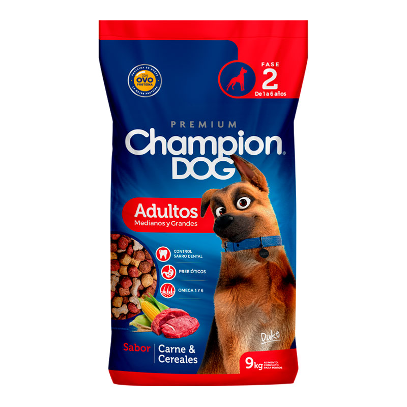 Champion Dog - Alimento Adultos Carne y Cereales