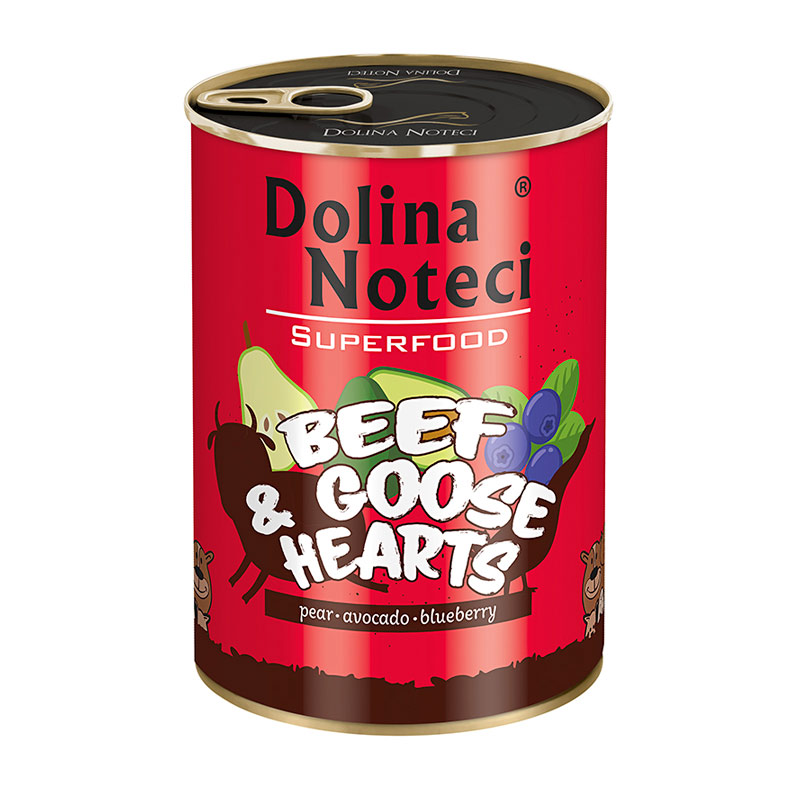 Dolina Noteci - Alimento Húmedo Adulto Vacuno y Ganso Lata