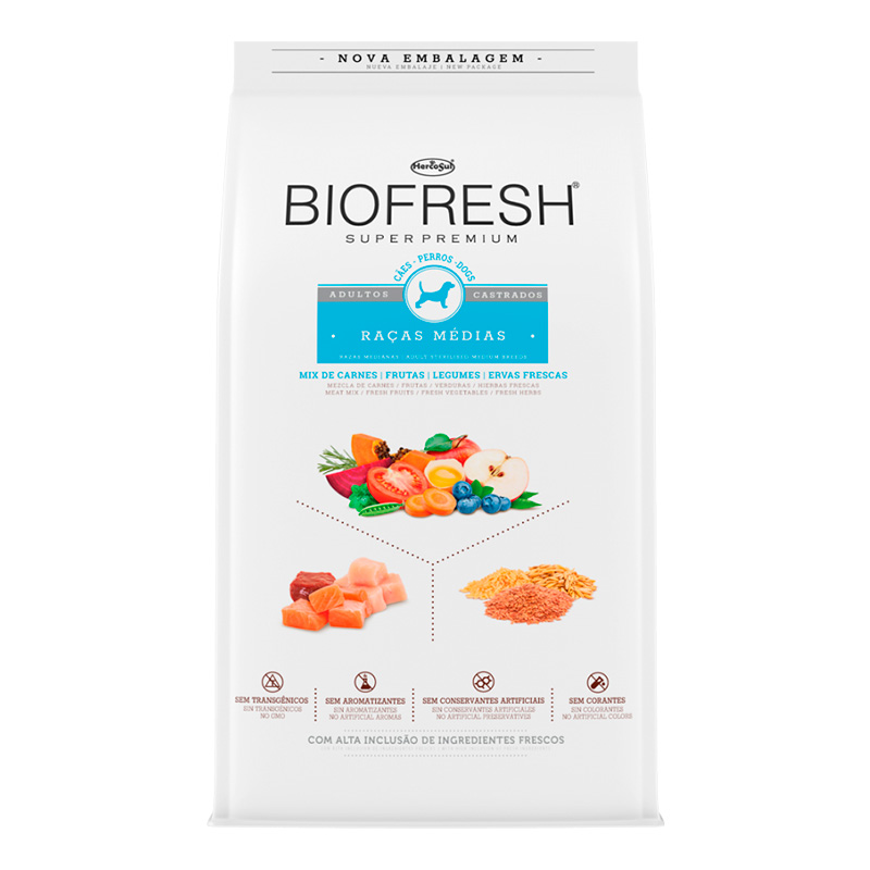 Biofresh - Alimento Premium Adultos Castrados Razas Medianas