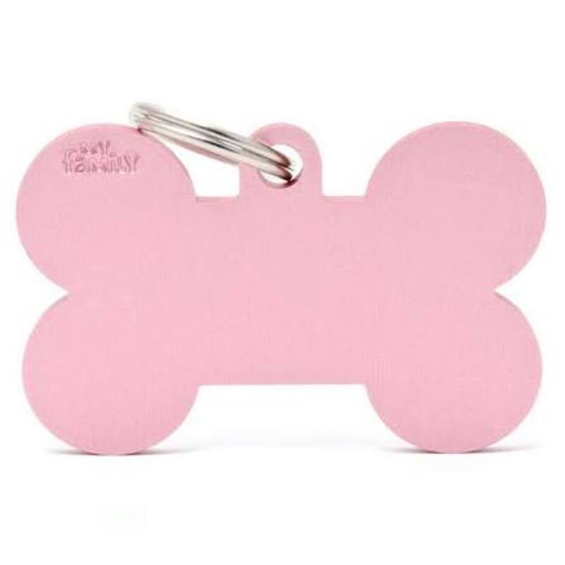 My Family - Plaquita Big Bone Aluminum Pink