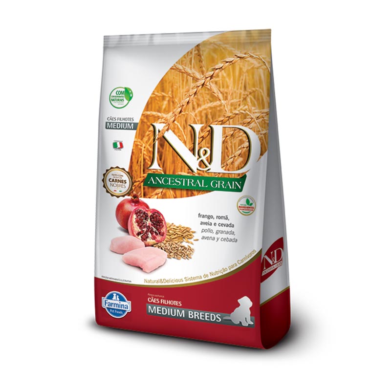 N&D Ancestral - Alimento para Perro Cachorro Raza Mediana Pollo