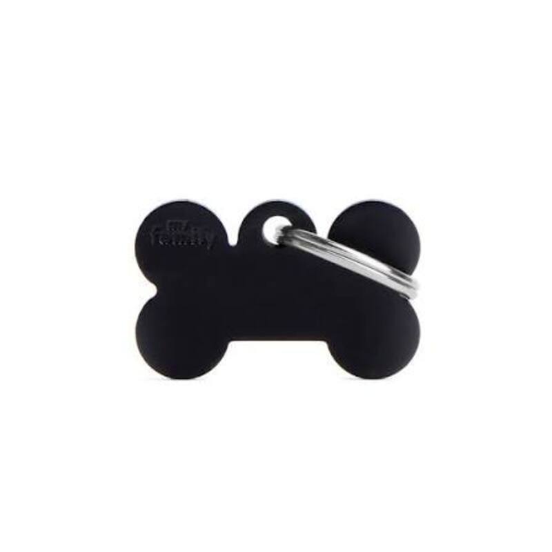 My Family - Plaquita Small Bone Aluminum Black