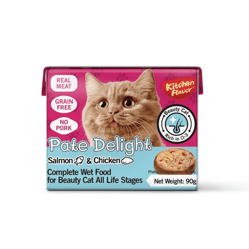Kitchen Flavor - Pate Delight Salmón Gatos Beauty
