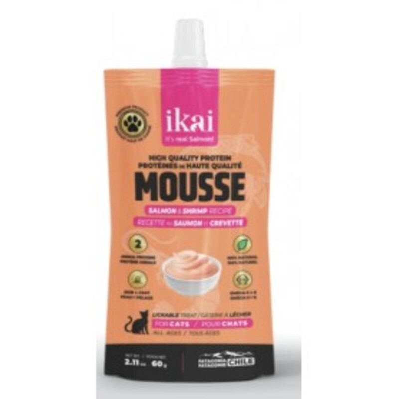 Ikai - Mousse Receta De Salmón Y Camaron Gatos