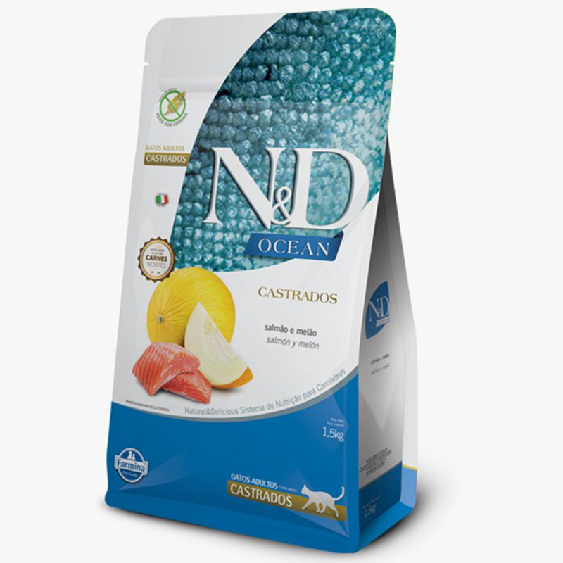 N&D - Ocean Feline Salmon Castrado