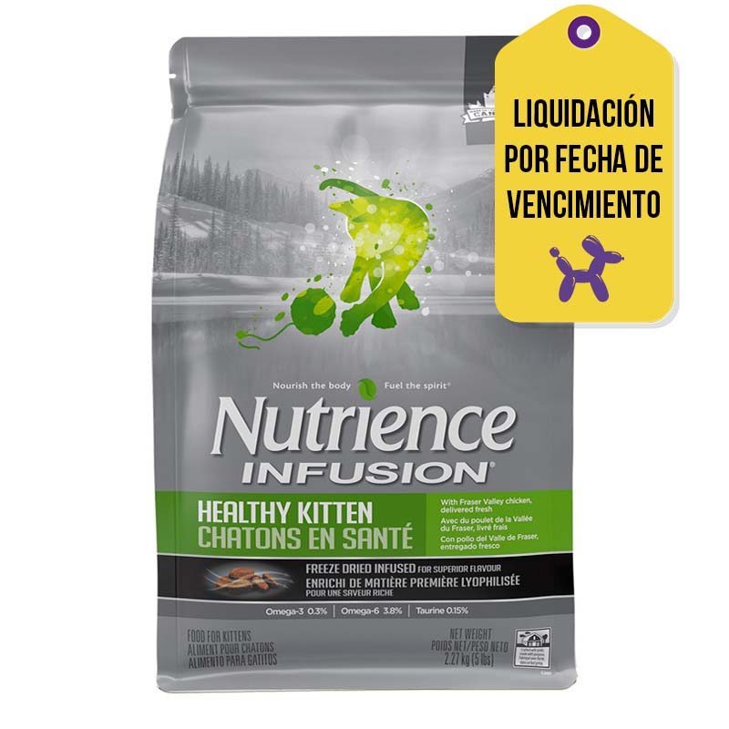 Nutrience Infusion - Alimento Kitten FV. 04-04-2026