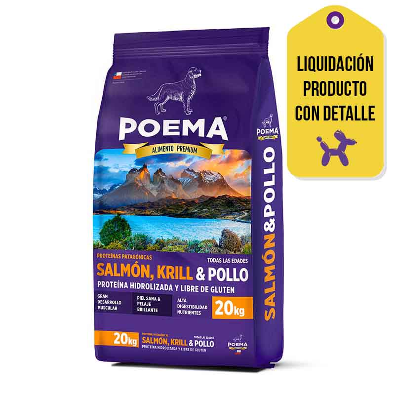POEMA - Alimento para Perro Proteínas Patagónicas Resellado
