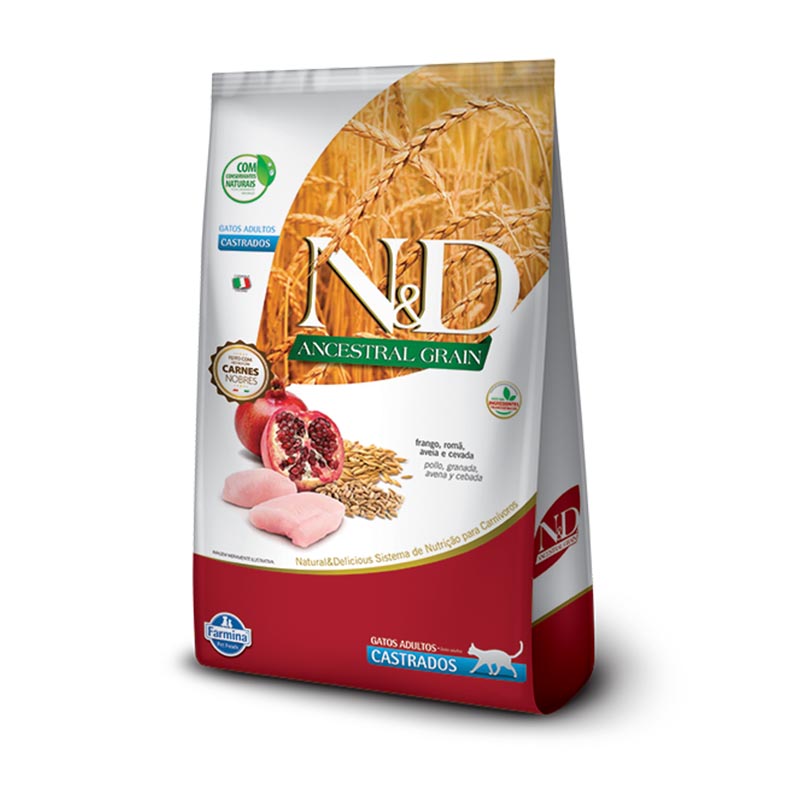 N&D Ancestral - Alimento para Gato Adulto Castrado Pollo