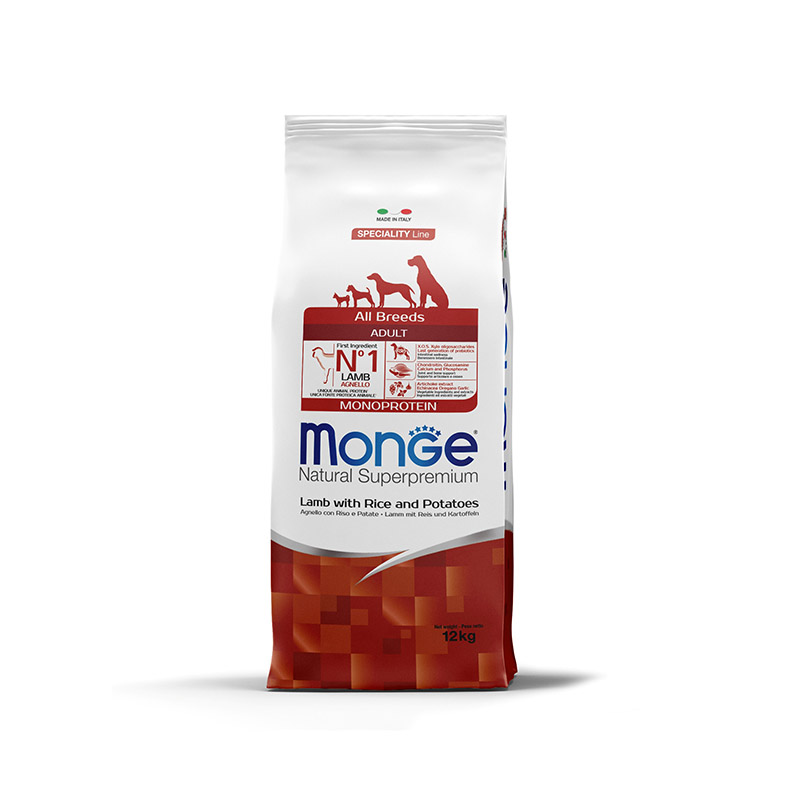 Monge - Alimento para Perro Todas las Razas Cordero