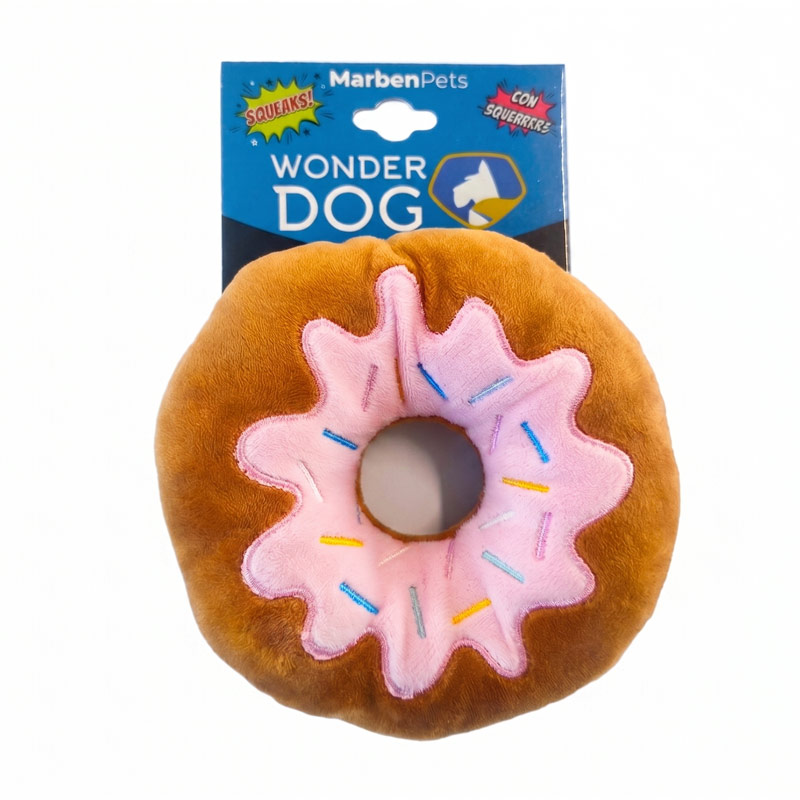 Wonder Dog - Juguete para perro forma  dona colores surtidos