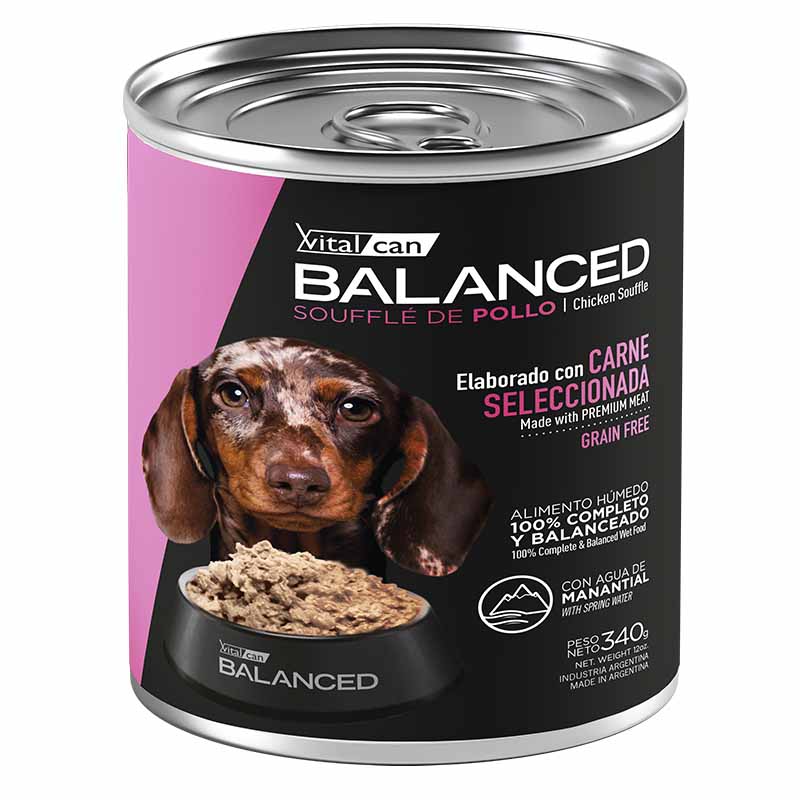 Vitalcan Balanced - Alimento húmedo Perro Cachorro Pollo