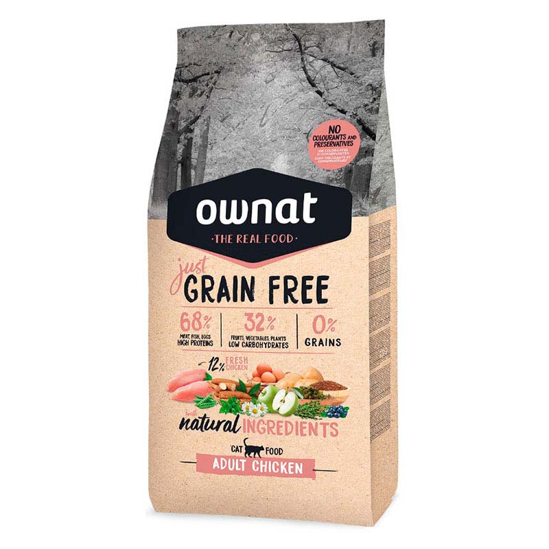 Ownat Grain Free - Alimento Gato Adulto Pollo
