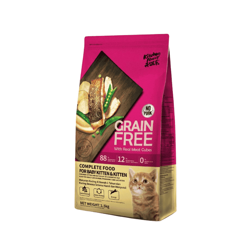 Kitchen Flavor -  Alimento Grain Free para Gatitos Salmón