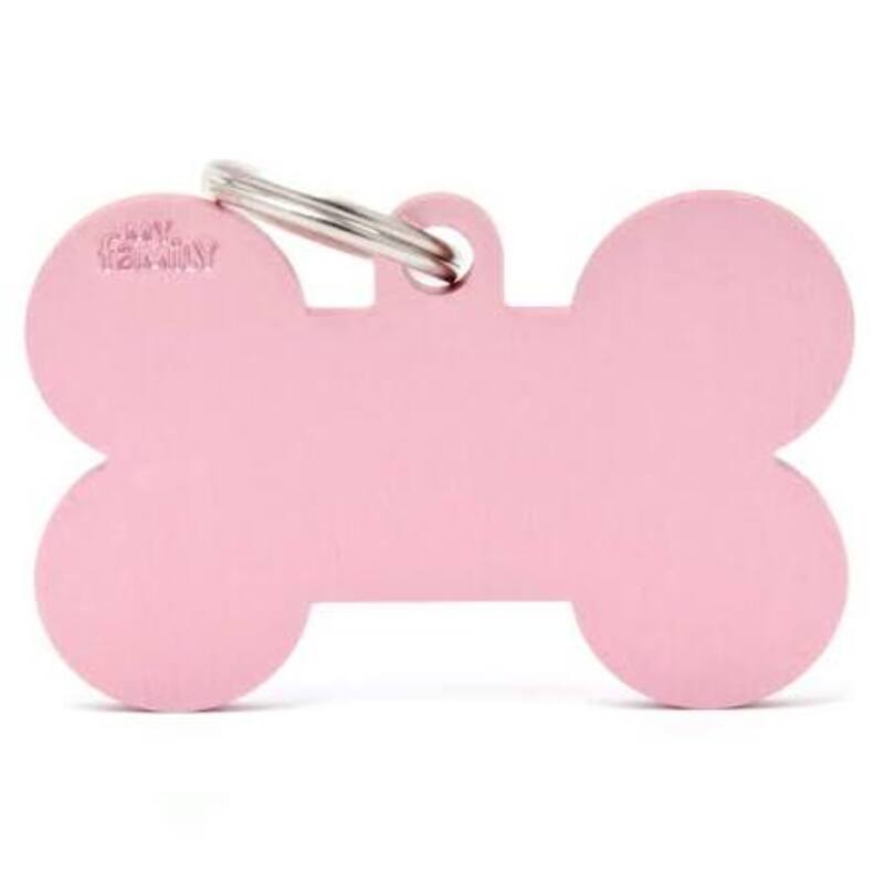 My Family - Plaquita Pink Xl Aluminum Bone