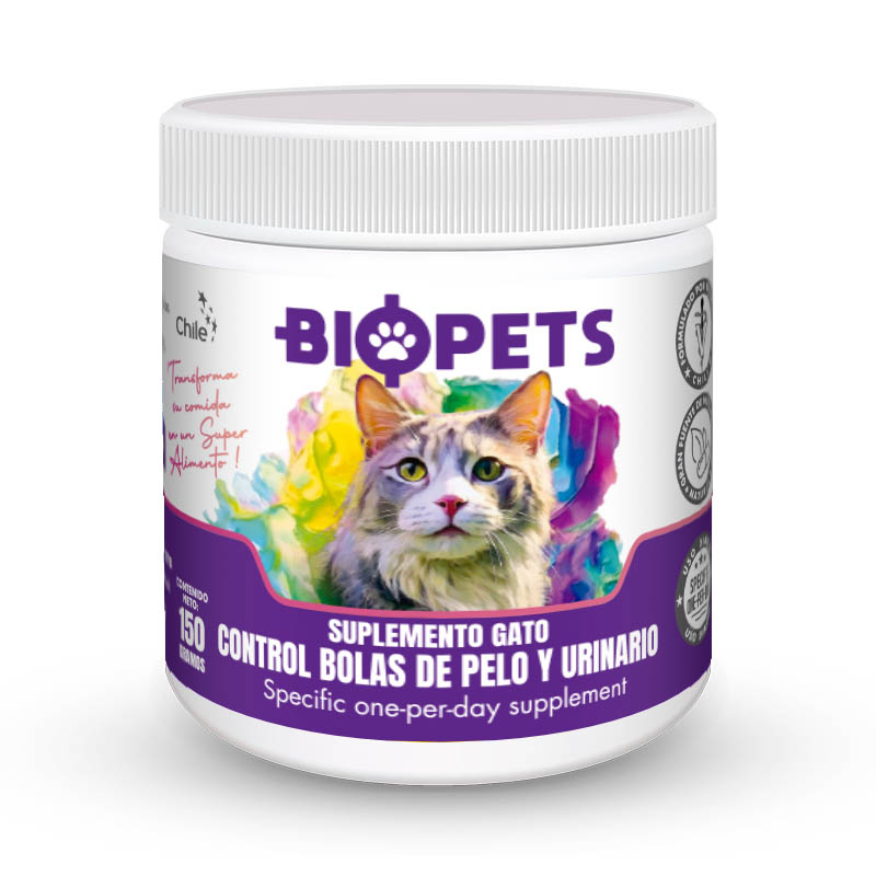 Biopets - Suplemento Nutricional para Gato Control de Bolas de Pelo