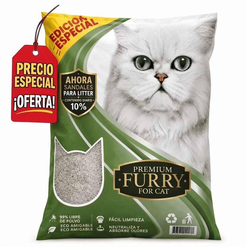 Furry – Arena Precio Especial Aglomerante 10 KG