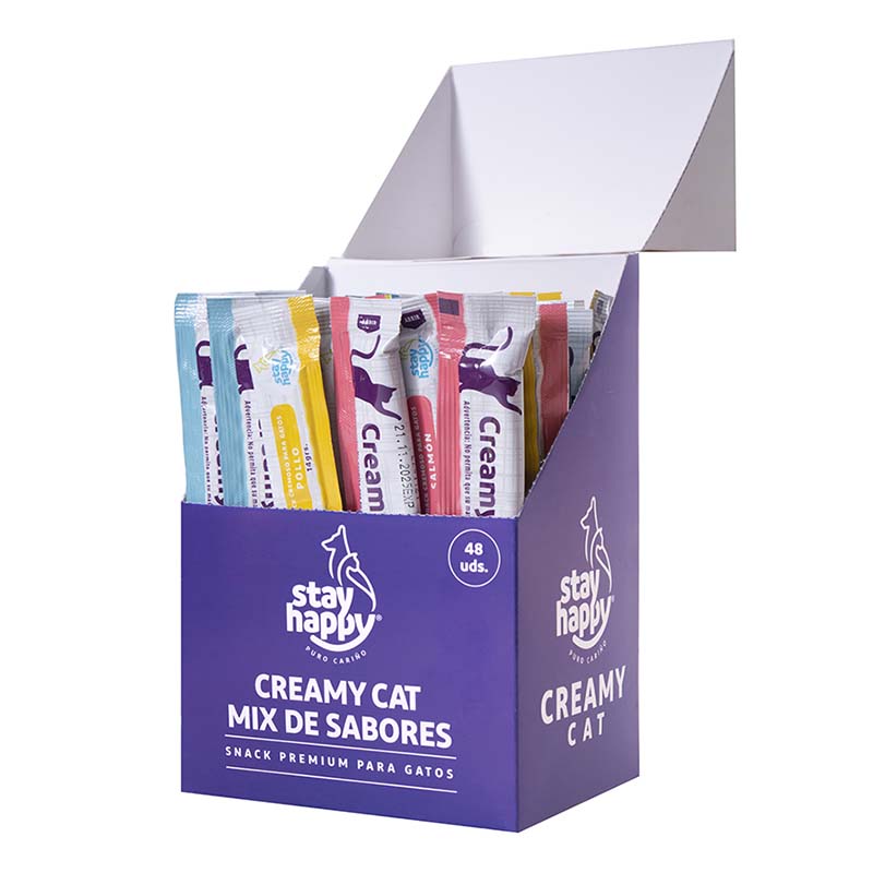 Stay Happy - Creamy Cat Mix Sabores 48 Un