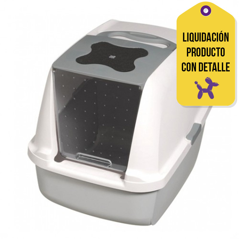 Catit - Baño Arenero con Cubierta BASE CON RAYONES