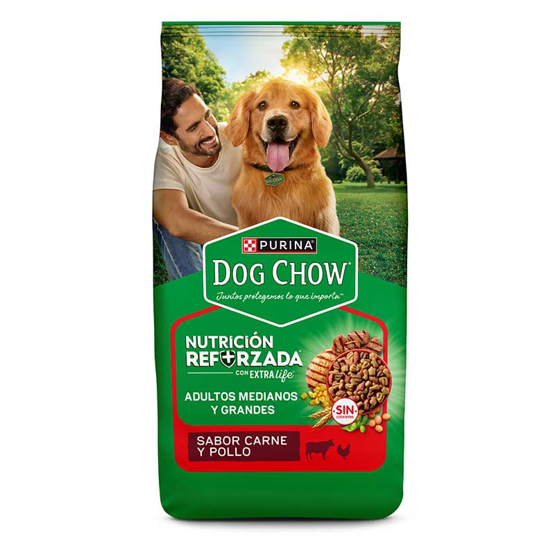 Dog Chow - Alimento Adulto Raza Mediana y Grande Carne Pollo