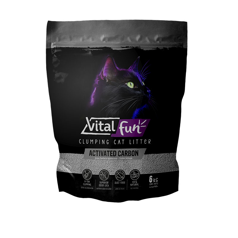 Vitalfun - Arena Aglomerante Carbón Activado