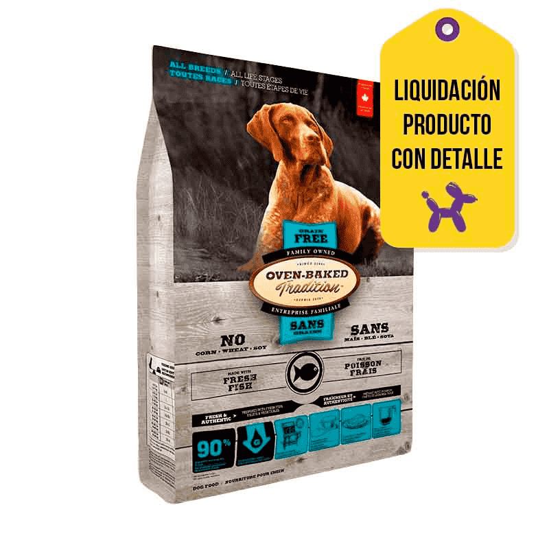 Oven Baked - Alim Grain Free Toda Raza Pescado Rasg. Sellado