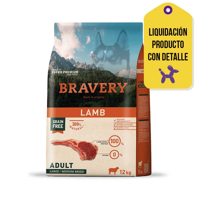 Bravery - Lamb Adult Large Medium Breed Resellado