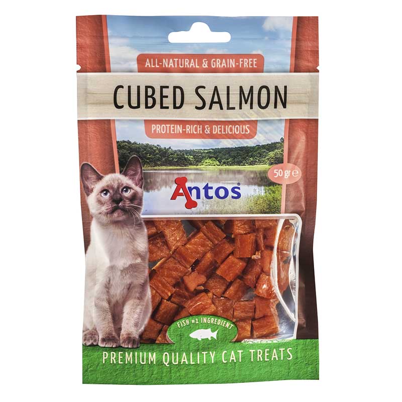 Antos - Cat Treats Cubed Salmón