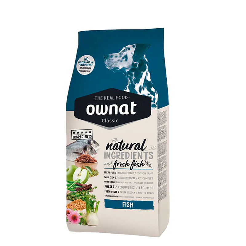 Ownat Classic - Alimento Perro Adulto Pescado