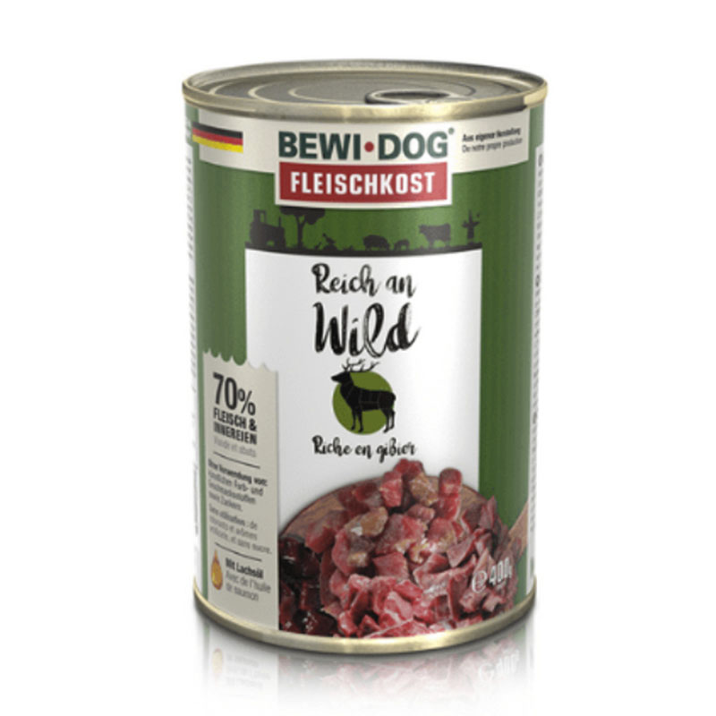 Bewidog - Alimento Húmedo para Perro Rico En Venado