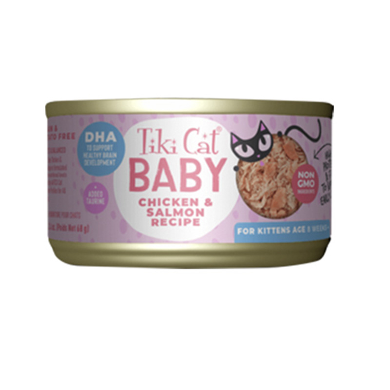 Tiki Cat - Alimento Húmedo Baby Whole Foods Chicken Y Salmon Wet