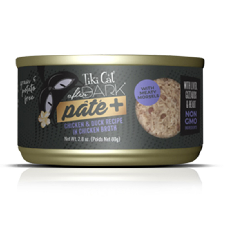 Tiki Cat - Alimento Húmedo After Dark Pate+ Chicken Y Duck