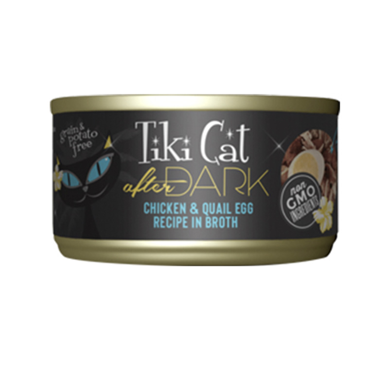 Tiki Cat - Alimento Húmedo After Dark Chicken Y Quail Egg