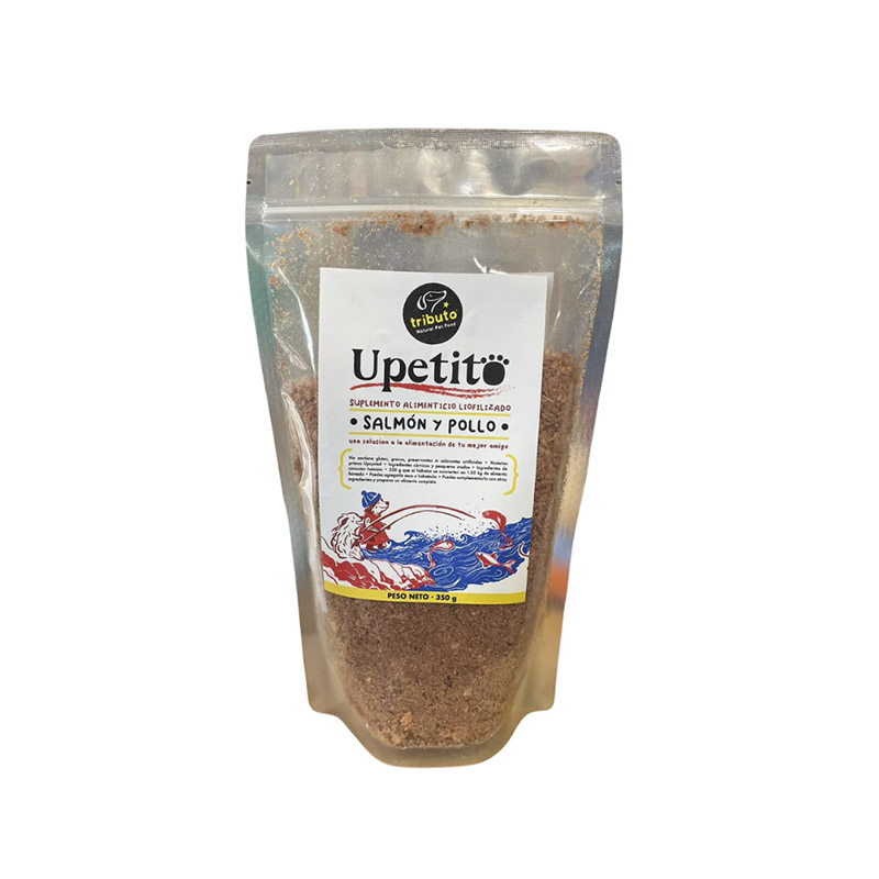 Tributo - Upetito Salmón Pollo, Suplemento Alimenticio Liofilizado