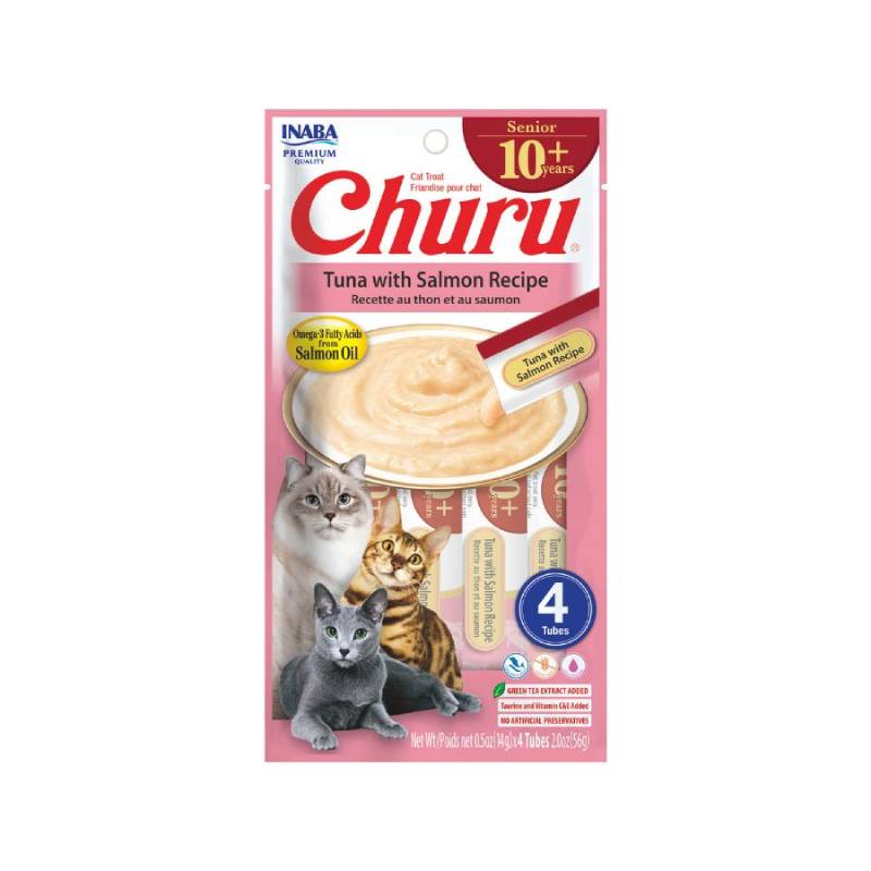 Churu - Cat Senior 10+ Tuna with Salmon Recipe