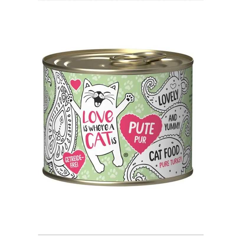 Love Is Where A Cat Is - Alimento Húmedo para Gato Turkey Pure