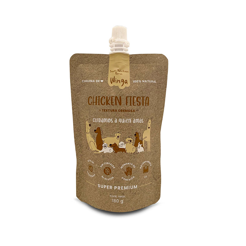 Winga - Pouch Chicken Fiesta Perro Control Peso