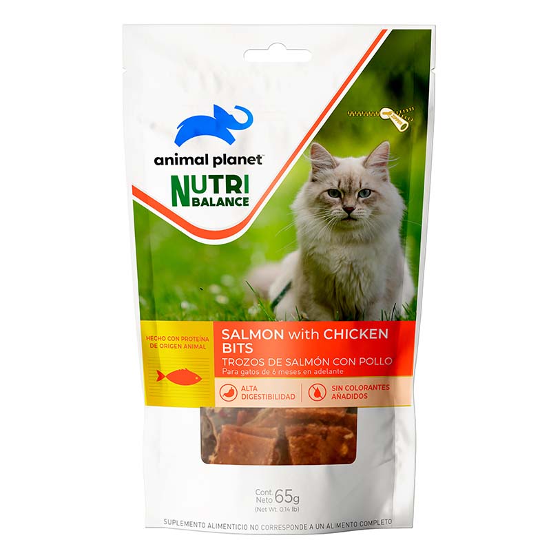 Animal Planet -  Treats Trozos Gato Salmon