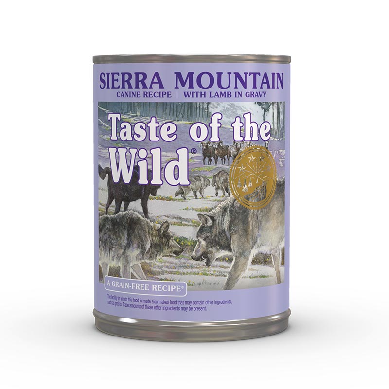 Taste Of The Wild - Sierra Mountain Perro Adulto Lata