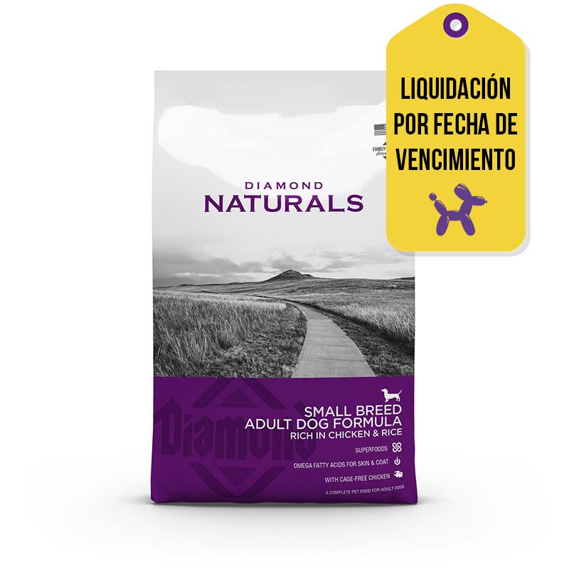 Diamond Naturals - Alimento Para Perro Adulto Raza Pequeña F.V. 28-05-2026
