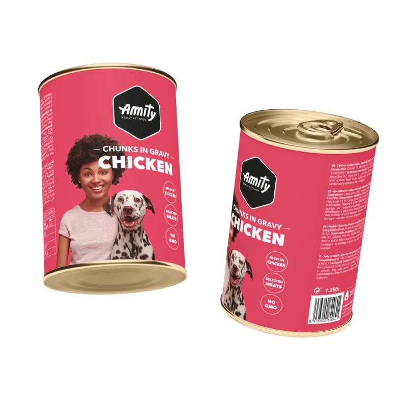 Amity - Alimento Húmedo Perro Adulto Chunks Chicken