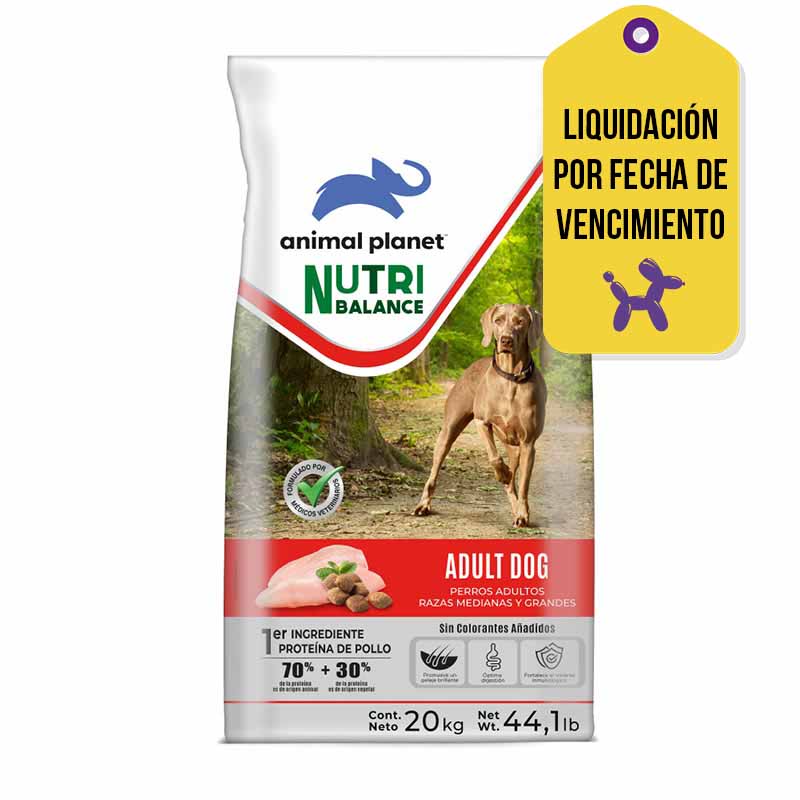 Animal Planet - Alimento Perro Adulto Raza Mediana y Grande F.V.25-03-2026