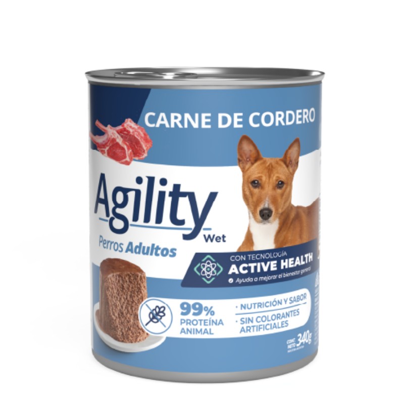 Agility - Alimento Húmedo Perro Cordero Lata