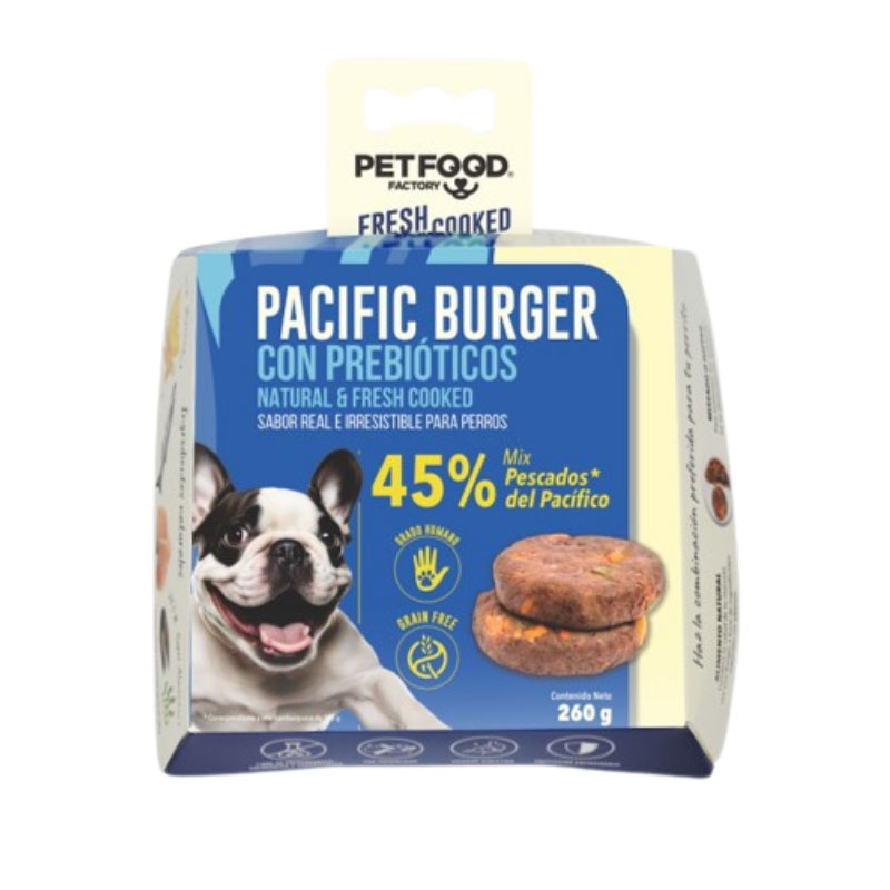 Pet Food Factory - Burger Pacific Hamburguesa de Pescado para Perro