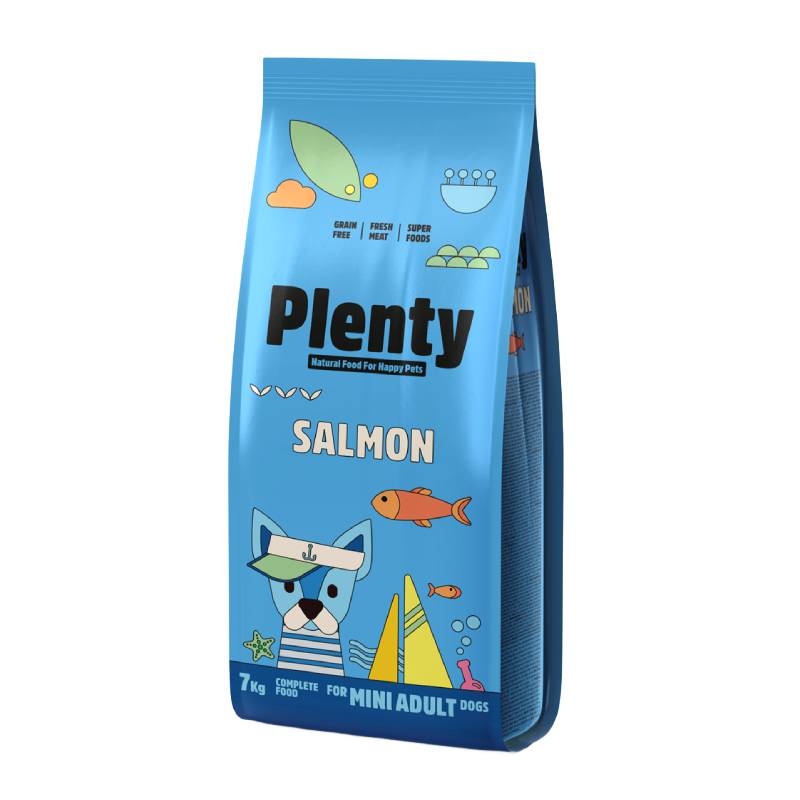 Plenty - Alimento Completo Perro Adulto Mini Salmón